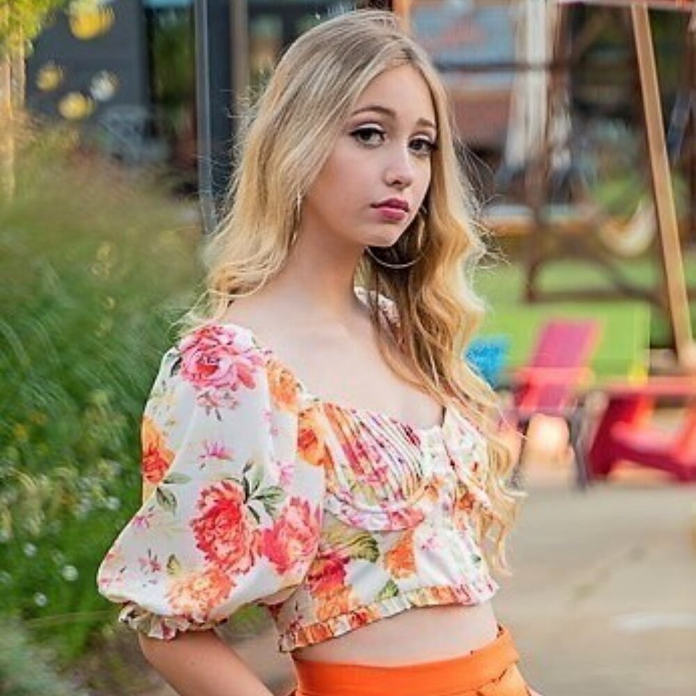 Floral Corset Top